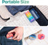 Sukuos Large Weekly Pill Organizer, 2 Times a Day Daily Pill Box 7 Day Easy to Open with Double Protection, AM PM (Blue)