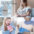 MEETRUE Microwaveable Hot Water Bottle with Cover (1 Liter), BPA-Free Silicone Hot Water Bag for Pain Relief