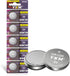 5 Pack CR1225 3V Battery for Thermometer, LED Flashlight, Watch, Calculator, Laser Pointer