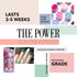 Revel Nail Dip Powder - Red Glitter Powder Dip Nail Polish, Chip Resistant with Vitamin E and Calcium, Infatuated