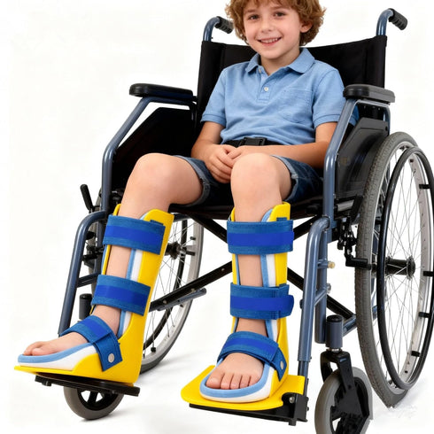 RousuMedi Pediatric AFO Kids Ankle Foot Brace Drop Foot Splint for Child Toddler