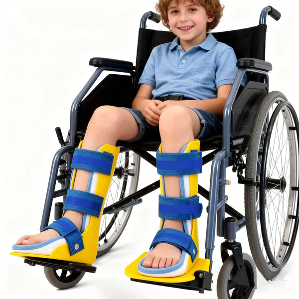 RousuMedi Pediatric AFO Kids Ankle Foot Brace Drop Foot Splint for Child Toddler