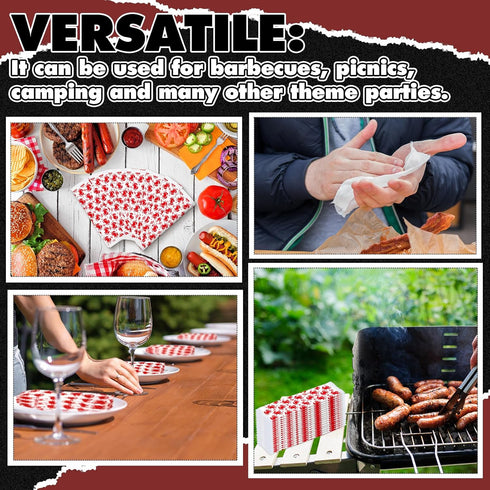 Siifert 250 Summer Pcs Crab Wet Wipes Bulk Barbecue Hand Wipes Individually Disposable Cleaning Wrapped Hands Grill