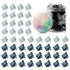 Multi-Color Small Hair Clips, Non Slip Hair Claw for Girls & Women, 48Pcs (Black and White)