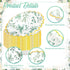 50 Pcs 12 oz Sage Green Disposable Bowls Bulk, Eucalyptus Paper Bowl for Baby Shower Wedding Party Supplies
