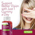 Vitamin B Complex Gummies for Adults with Vitamin C, B6, B12, Niacinamide, Folic Acid, Biotin, Calcium - Vegan, Gluten