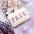 Pinkunn 4 Pcs Preppy Makeup Bags - Aesthetic Cosmetic Bag Set for Women - Birthday Gifts (Purple, Corduroy)