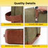 Vorspack Toiletry Bag, Hanging Dopp Kit for Men, Water Resistant Canvas Shaving Bag, Large Capacity, Green