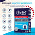Adult Daily Extra Strength Probiotic Supplement - 60 Billion CFU, 15 Diverse Strains, Organic Prebiotic Fibers, 30CT