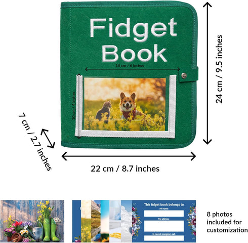 v2 Fidget Book for Elderly | Fidget Blanket for Dementia | Dementia Products for Elderly | Gift, Activities and Fidget