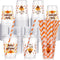 Yaomiao 300 Pcs 12 oz Thanksgiving Day Plastic Cups with Lids and Straw