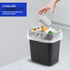 Stock Your Home Clear 2 Gallon Trash Bag, 200 Pack, Un-Scented Small Garbage Bags for Bathroom, Office