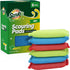 SCRUBIT Multi-Purpose Scouring Pad, Non-Scratch Cleaning Sponges for Kitchen, Bathroom, 6 Pack Dish Sponge