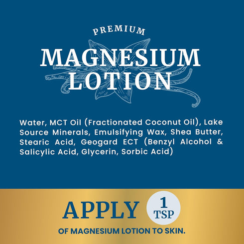 Magnesium Lotion to Relieve Muscle Cramps & Soreness – Calming Support, Topical Magnesium Cream for Leg Cramps