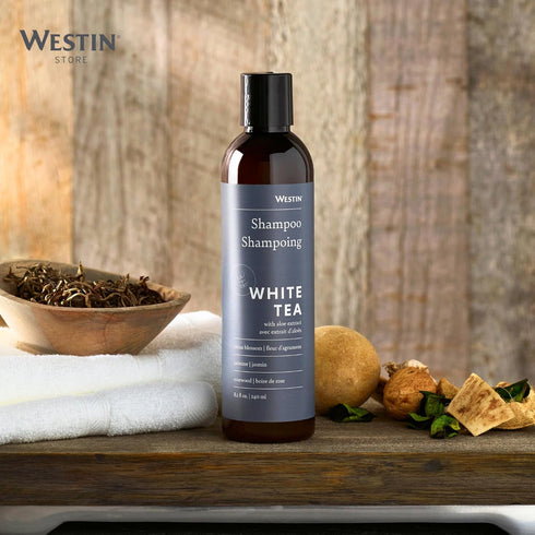 Westin White Tea Aloe Shampoo - Vitamin and Antioxidant-Packed for All Hair Types, 8 ounces