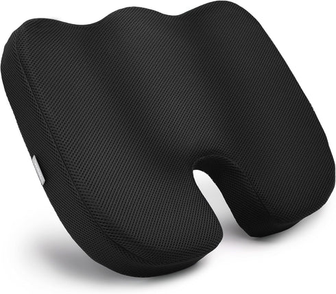 DMI Memory Foam Seat Support Cushion | Coccyx, Sciatica, & Tailbone Pain