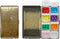 Set of 2 Metal-Plated Weekly (7-Day) Pill Box Case & Portable Medicine