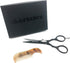 Lucky Franc's Beard Grooming Kit with Japanese Scissors & Handmade Mini Combs for Men, Mustache Trimming