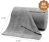 80 Pack Microfiber Cleaning Cloth, 11.5"x11.5", Lint Free, Absorbent Cleaning Rags for Kitchen, Car, Glass (Grey) -