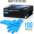 Serenelife Nitrile Disposable Latex & Powder Free Medium Gloves for Kitchens, Food Handling & Cleaning Supplies