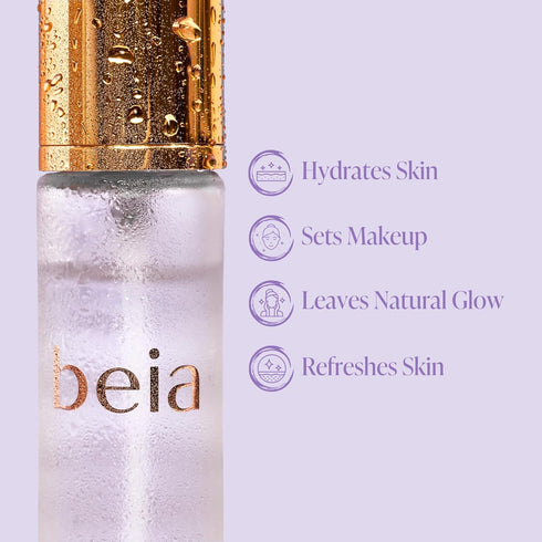 Face Hydrating & Setting Mist - 0.5 Fl Oz Moisturizing Spray with Hyaluronic Acid for Travel Size