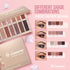 Lamora Eyeshadow Palette, Makeup with 16 Highly Pigmented Matte & Shimmer Shades, Vegan & Blendable