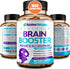 40-in-1 Brain Booster Supplements, Natural Nootropic Brain Support with DMAE, Bacopa Monnieri, 120 V Capsules