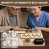 Mizodoja 10-in-1 Sensory Fidget Board for Seniors & Elderly - Calming Activity Board, Anxiety Relief Gifts for Adults
