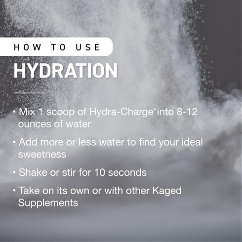 Kaged Electrolyte Hydration Powder - Hydracharge Orange Mango, Sports Drink for Men and Women, 60 Servings