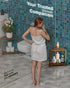 16.5" BLUEWEST Acacia Wood Corner Shower Stool, Wooden Corner Shower Bench for Shaving Legs Inside Shower, Waterproof