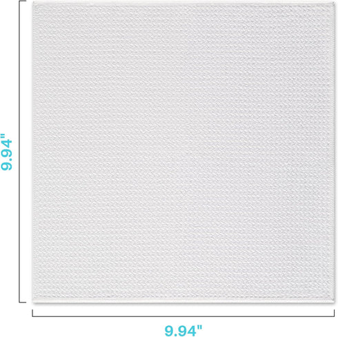 Kitchen,9 Pack,White,10 10 inch JOYMOOP Microfiber Waffle Weave Cleaning Cloth,Highly Absorbent Kitchen Towels,Quick