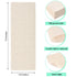 Maitys 100 Pieces Body and Facial Muslin Strips for Hair Removal, Natural Muslin Epilating Strips, 2.8 x 7.9 Inches