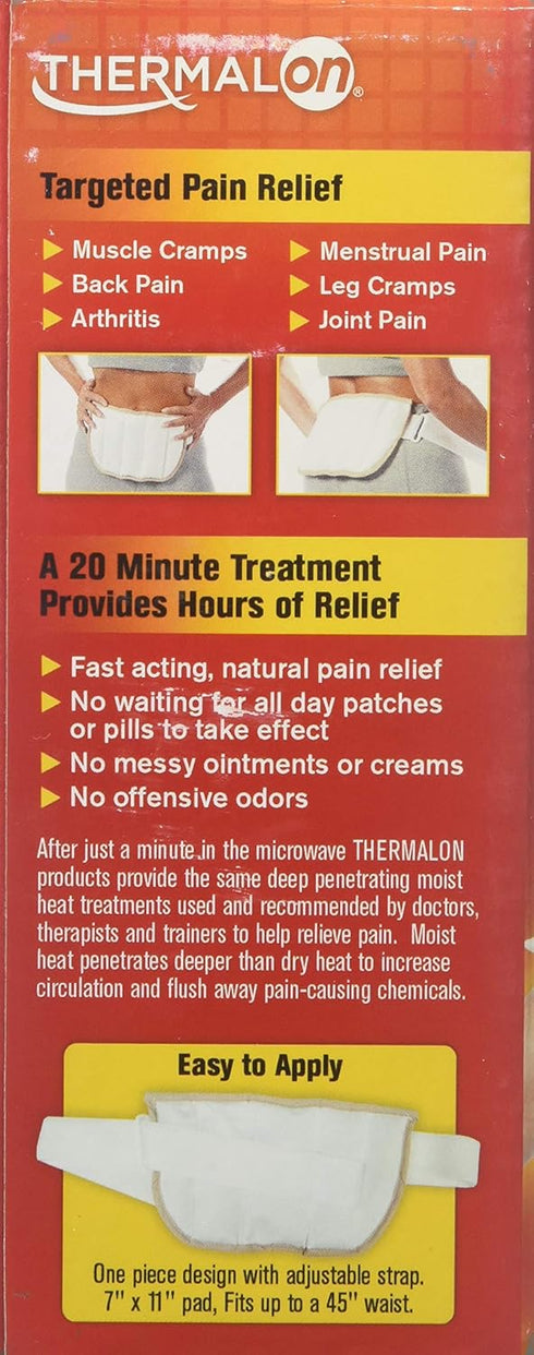 Thermalon Microwave Activated Moist Heat Pain Relief Wrap, Multi-Purpose Pain Reliever