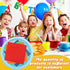 Medanera 400 Set 7 Inch 9 Inch 10 Pcs Colorful Paper Plates Tableware Includes and Rainbow Disposable Paper Plate