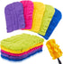 Zubebe 12 Pcs Duster Refill Fleece Pads, Reusable Cleaning Duster for Ceiling Fan Hardwoods Window Kitchen Floor