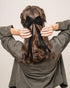 Large Double Bow Ribbon Hair Clips, 4 Pcs Pack, Coquette Barette Hair Clip Accessories for Women and Girls