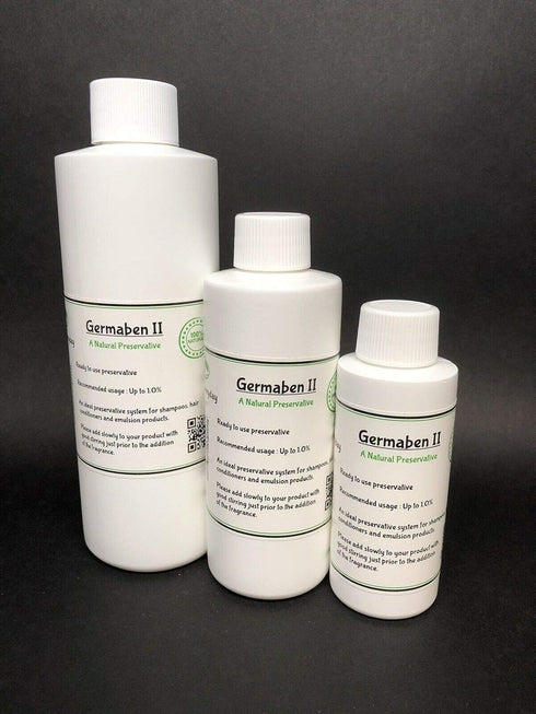 Germaben II Natural Preservative, 4 Oz - Complete System for Personal Care Products