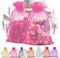 ANZNKU 50 Pack Organza Bags, 4 x 6 inch Premium Sheer Drawstring Bags for Candy, Jewelry, Party, Wedding, Christmas