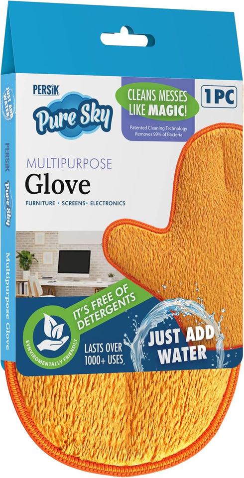 Pure-Sky Microfiber Glove Dusting Mitt, Ultra Microfiber Cleaning Cloth Glove for Home Cleaning