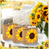 MotiMind 18 Summer Pcs Sunflower Party Gift Bags with Handles Sunflower Paper Goodie Bag for Birthday Party Favor