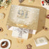 Yoirrat 16 16th Sweet Gift Bag with Wrapping Tissue Paper & Card Large Champagne Gold Glitter Birthday Gift Bags