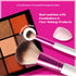 Ruby Kisses Travel Size Makeup Brushes Set, 5 PCS Complexion Brush Set with Blending Sponge