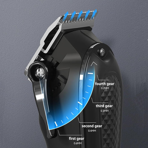 KEMEI Hair Clippers for Men, Professional Cordless & Corded Barber Clippers for Hair Cutting & Grooming, KM-1071
