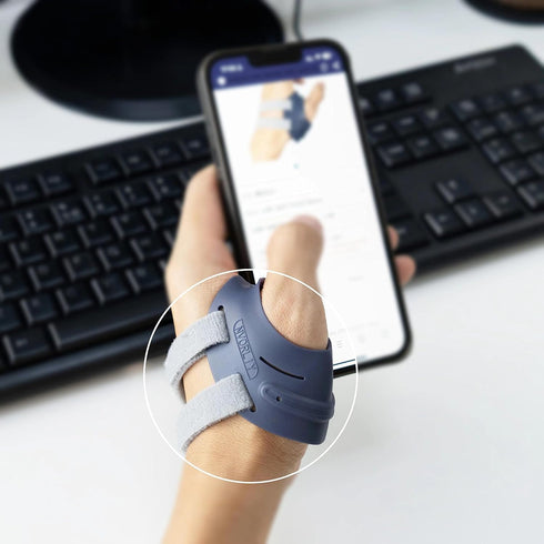 Nvorliy CMC Joint Thumb Arthritis Brace - Thumb Support for Osteoarthritis and Pain Relief for Women & Men (Left, Large)