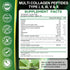 NATURE TARGET Multi-Collagen-Peptides-Powder, Hydrolyzed Collagen with Energy Blend & Multivitamins, 35 Servings
