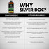 32 oz Total Silver Doc Colloidal Silver Hydrosol Mineral Supplement - Immune Support with Bio-Available Molecules