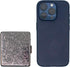 Set 2 (7-Day) of Metal-Plated Weekly Pill Box Case & Portable Medicine Organizer (Gunmetal Victorian)