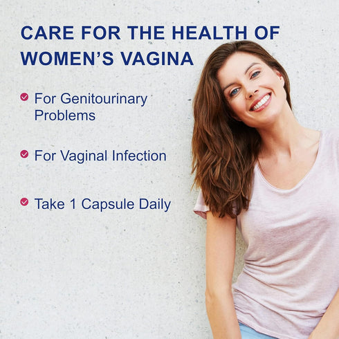 Life-Space Probiotic for Women, 60 Capsules, 6.3 Billion CFU, Multi Strain, Support Healthy Vaginal Microflora & Comfort