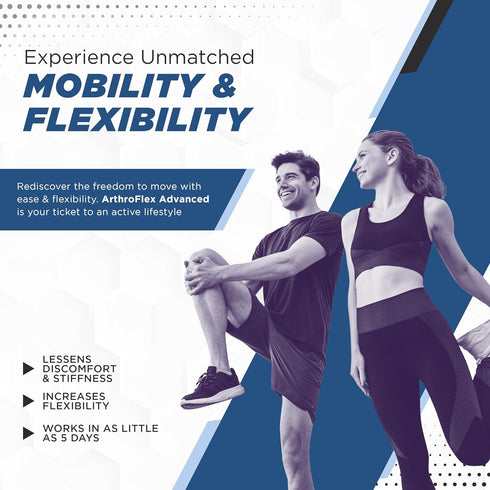 Advanced Joint Support Supplement for Men & Women, Joint Health Supplement, Flexibility & Strength, Discomfort Relief,