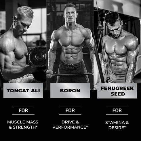 Testosterone Supplement for Men: Muscle Growth, Stamina & Performance, Test Boost Max Gummy, 60ct